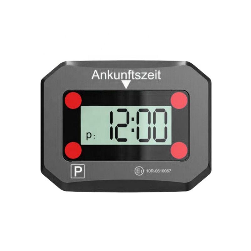 Elektronische Parkscheibe "Schwarz" - MyKennzeichen.de