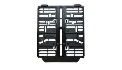 Kennzeichenhalter mit Steckleiste (180x200) - MyKennzeichen.de